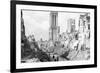 The Ruins and Cathedral of Caen, Normandy, France, C1944-null-Framed Giclee Print