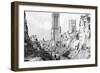 The Ruins and Cathedral of Caen, Normandy, France, C1944-null-Framed Giclee Print