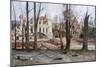 The Ruins of a House, Soupir, First World War, April 1917-Francois Flameng-Mounted Giclee Print