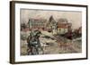 The Ruins of Ablain-Saint-Nazaire, Artois, France, December 1915-Francois Flameng-Framed Giclee Print