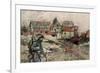 The Ruins of Ablain-Saint-Nazaire, Artois, France, December 1915-Francois Flameng-Framed Giclee Print