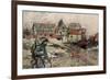 The Ruins of Ablain-Saint-Nazaire, Artois, France, December 1915-Francois Flameng-Framed Giclee Print