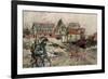 The Ruins of Ablain-Saint-Nazaire, Artois, France, December 1915-Francois Flameng-Framed Giclee Print