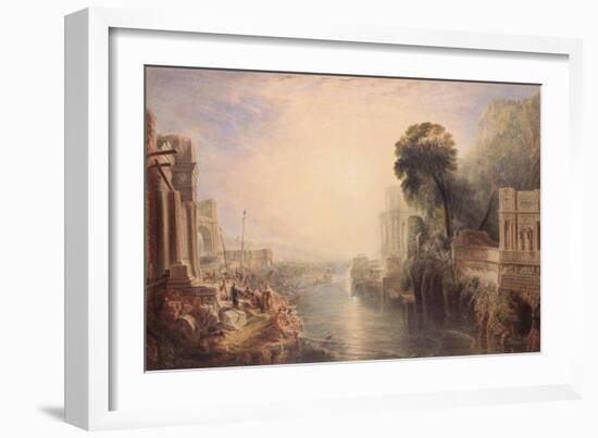 The Ruins of Ancient Rome, C.1820-George Barrett-Framed Giclee Print