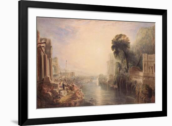 The Ruins of Ancient Rome, C.1820-George Barrett-Framed Giclee Print