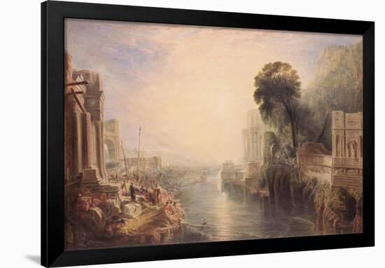 The Ruins of Ancient Rome, C.1820-George Barrett-Framed Giclee Print