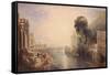 The Ruins of Ancient Rome, C.1820-George Barrett-Framed Stretched Canvas