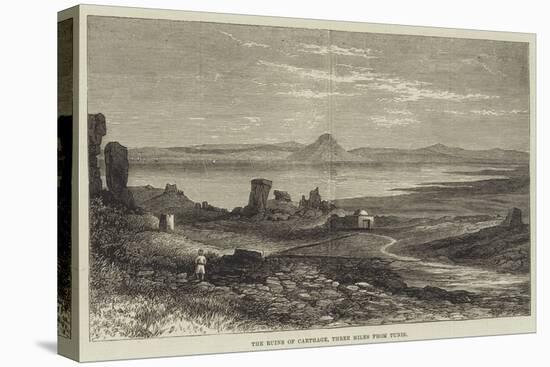 The Ruins of Carthage, Three Miles from Tunis-null-Stretched Canvas