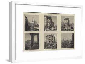 The Ruins of Chicago Photographed-null-Framed Giclee Print