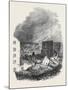 The Ruins of Cotton's Wharf the Great Fire in Southwark July6 1861-null-Mounted Giclee Print