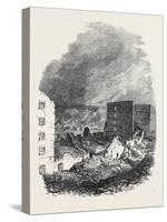 The Ruins of Cotton's Wharf the Great Fire in Southwark July6 1861-null-Stretched Canvas