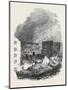 The Ruins of Cotton's Wharf the Great Fire in Southwark July6 1861-null-Mounted Giclee Print
