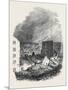 The Ruins of Cotton's Wharf the Great Fire in Southwark July6 1861-null-Mounted Giclee Print