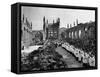 The Ruins of Coventry Cathedral-null-Framed Stretched Canvas