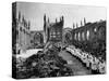 The Ruins of Coventry Cathedral-null-Stretched Canvas