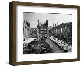 The Ruins of Coventry Cathedral-null-Framed Photographic Print