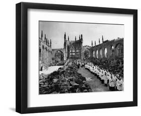 The Ruins of Coventry Cathedral-null-Framed Photographic Print