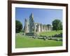 The Ruins of Glastonbury Abbey, Glastonbury, Somerset, England, UK-Christopher Nicholson-Framed Photographic Print