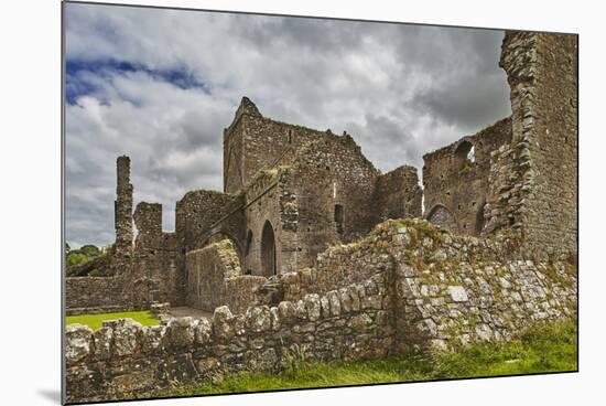 The ruins of Hore Abbey, near the ruins of the Rock of Cashel, Cashel, County Tipperary, Munster, R-Nigel Hicks-Mounted Photographic Print