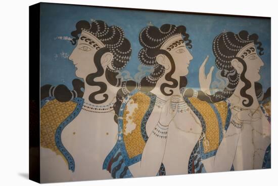 The Ruins of Knossos, the Largest Bronze Age Archaeological Site, Minoan Civilization-Michael Runkel-Stretched Canvas