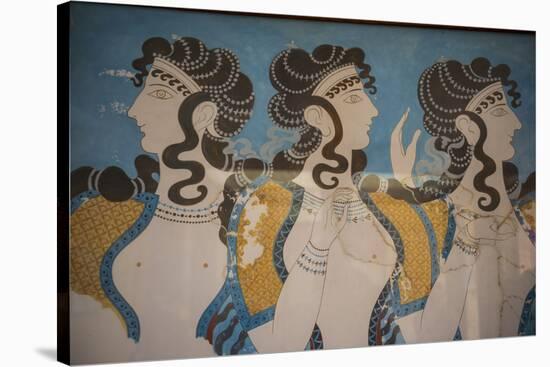 The Ruins of Knossos, the Largest Bronze Age Archaeological Site, Minoan Civilization-Michael Runkel-Stretched Canvas