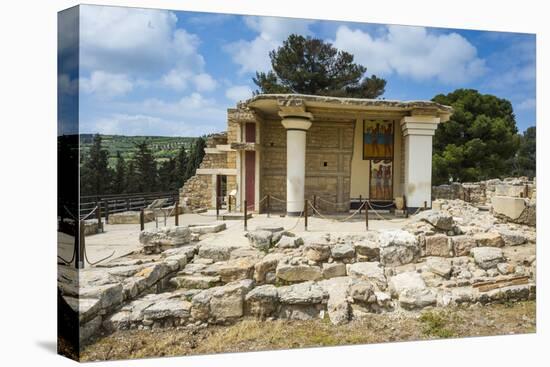 The Ruins of Knossos, the Largest Bronze Age Archaeological Site, Minoan Civilization-Michael Runkel-Stretched Canvas