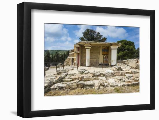 The Ruins of Knossos, the Largest Bronze Age Archaeological Site, Minoan Civilization-Michael Runkel-Framed Photographic Print