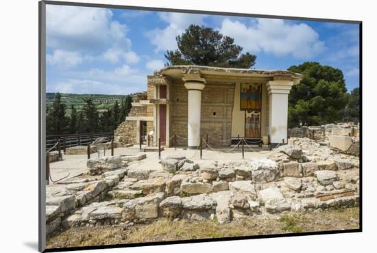 The Ruins of Knossos, the Largest Bronze Age Archaeological Site, Minoan Civilization-Michael Runkel-Mounted Photographic Print