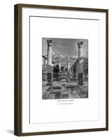 The Ruins of Pompeii, Italy, 19th Century-Carleton Carleton-Framed Giclee Print