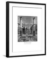 The Ruins of Pompeii, Italy, 19th Century-Carleton Carleton-Framed Giclee Print