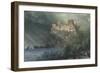 The Ruins of Rheinfels, 1834-William Radclyffe-Framed Giclee Print