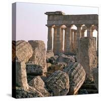 The Ruins of Temple E at Selinunte-CM Dixon-Stretched Canvas