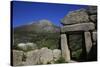 The ruins of the ancient city of Mycenae, UNESCO World Heritage Site, Peloponnese, Greece, Europe-David Pickford-Stretched Canvas