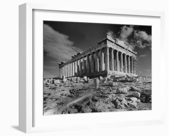 The Ruins of the Ancient Parthenon-null-Framed Photographic Print