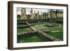 The Ruins of the Basilica and the Macellum-null-Framed Giclee Print