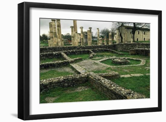 The Ruins of the Basilica and the Macellum-null-Framed Giclee Print