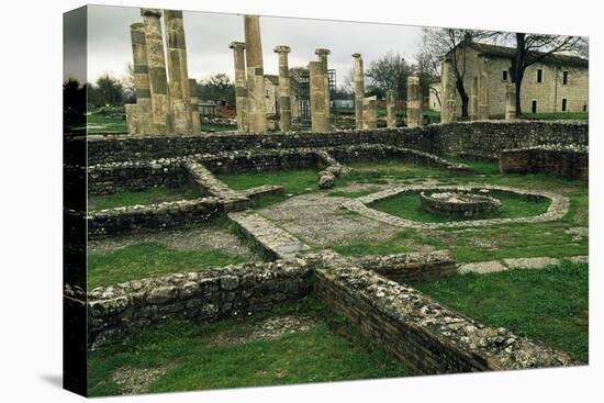 The Ruins of the Basilica and the Macellum-null-Stretched Canvas