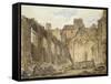 The Ruins of the Chapel in the Savoy Palace-Thomas Girtin-Framed Stretched Canvas