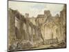 The Ruins of the Chapel in the Savoy Palace-Thomas Girtin-Mounted Giclee Print
