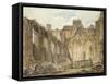 The Ruins of the Chapel in the Savoy Palace-Thomas Girtin-Framed Stretched Canvas