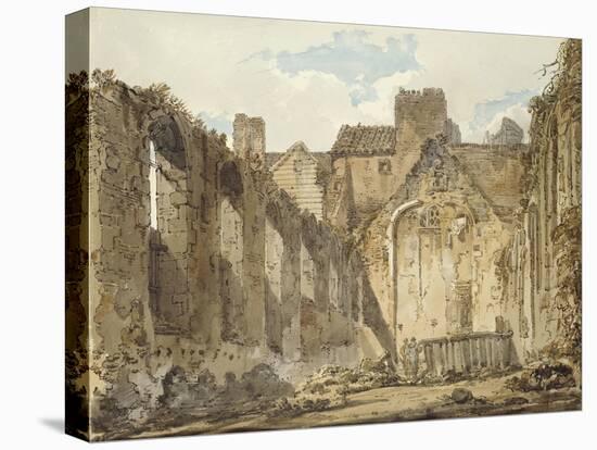 The Ruins of the Chapel in the Savoy Palace-Thomas Girtin-Stretched Canvas