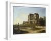 The Ruins of the Farmhouse of Four Winds, 1849-Giovanni Battista Biscarra-Framed Giclee Print