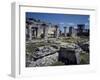 The Ruins of the Great Palace and Colonnade, Tulum-null-Framed Giclee Print