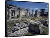 The Ruins of the Great Palace and Colonnade, Tulum-null-Framed Stretched Canvas