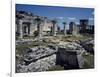 The Ruins of the Great Palace and Colonnade, Tulum-null-Framed Giclee Print