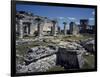 The Ruins of the Great Palace and Colonnade, Tulum-null-Framed Giclee Print