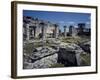 The Ruins of the Great Palace and Colonnade, Tulum-null-Framed Giclee Print