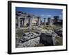 The Ruins of the Great Palace and Colonnade, Tulum-null-Framed Giclee Print