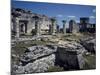 The Ruins of the Great Palace and Colonnade, Tulum-null-Mounted Giclee Print