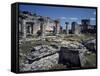 The Ruins of the Great Palace and Colonnade, Tulum-null-Framed Stretched Canvas